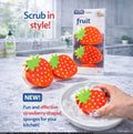 Zidello Soft Non-Scratch Cleaning Sponges & Scourers for Kitchen Washing (Random Design)