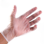 Safety Fine Disposable Vinyl Gloves – Clear, Powder-Free | Food Prep & Hygiene Use