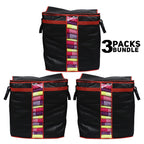 LARGE Storage Bag organizers | Clothes Blanket Large Folding Boxes Storage Box | Foldable Containers Clothing Bedding Double Zipper