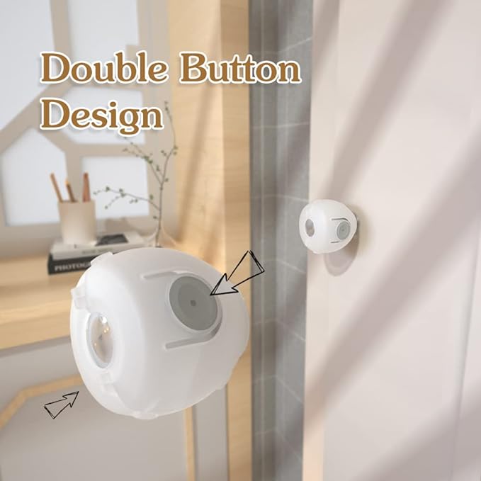 2 pcs door knob cover Baby Safety Door Knob Covers Doorknob Locks Child Children Kids Proof(random color )