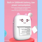 Mini Portable Pocket Thermal Printer – Wireless Receipt & Photo Printer (Random Color)