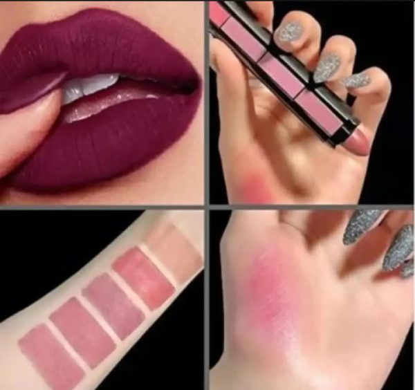 5 In 1 Huda Beauty  Lipstick Nude Shades
