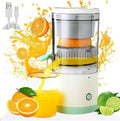Manual Citrus Juicer & Squeezer – Portable Hand-Press Fruit Juicer with Built-in Strainer and Measuring Cup