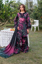 Iznik Digital Printed 3Pc Embroidered Lawn Unstitched Suit with Chiffon Dupatta – Summer Collection 2026