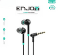 SOVO SH-15 Stereo Earphone Handsfree – High Quality Wired Earphones with Deep Bass, Clear Sound & Comfortable Fit for Calls & Music
