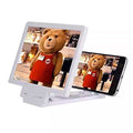 8 Inch F1 3D Mobile Phone Screen Magnifier HD Video Amplifier Stand Bracket with Movie Game Magnifying Folding Phone Desk Holder