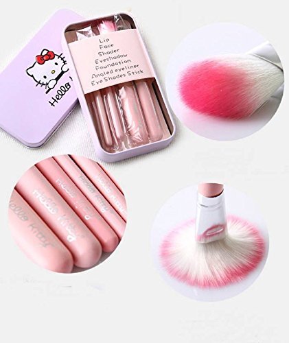 (Pack of 7) Hello Kitty Makeup Brush Set
