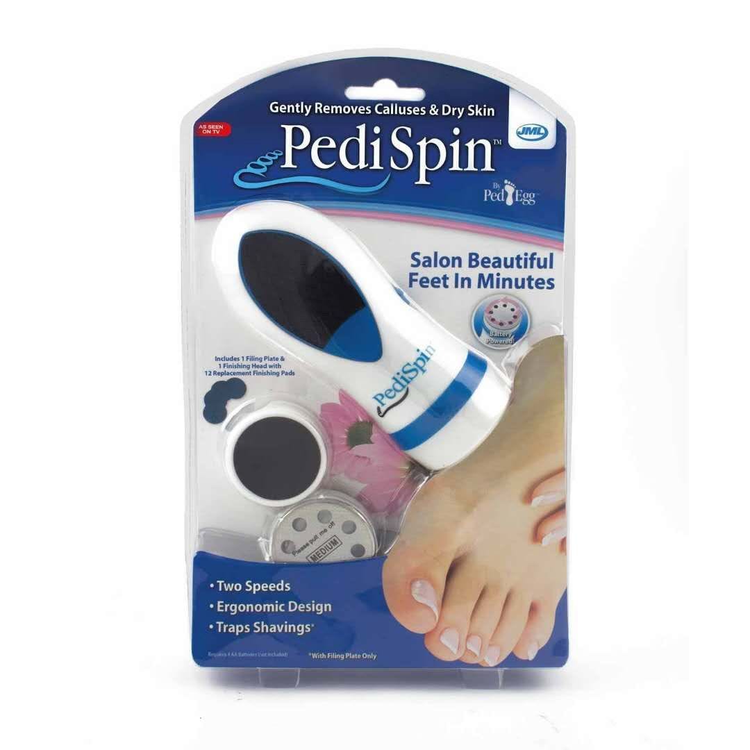 Pedi Spin High Precision Electric Callus And Foot Hardness File Cell Operated With Polishing And Vacuuming