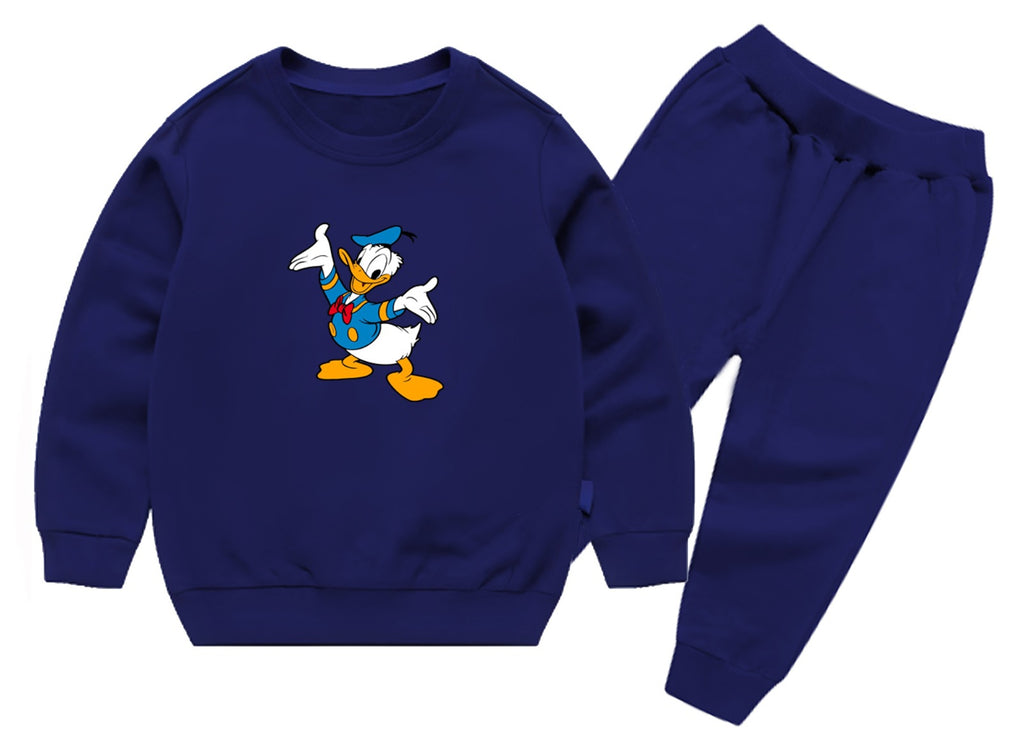 Kids Winter Tracksuit | Fleece Warm Suit for Boys & Girls | Sweatshirt + Trouser Set | Cozy & Stylish Winter Outfit