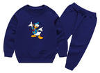Kids Winter Tracksuit | Fleece Warm Suit for Boys & Girls | Sweatshirt + Trouser Set | Cozy & Stylish Winter Outfit