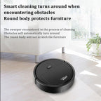 Portable Mini Wireless Smart Sweeping Robot Mopping 3 In1 Rechargeable Cleaning Machine Vacuum Cleaner For Home Office Robot (random colors)