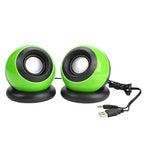 (Pair)  IF-10 USB 2.0 Mini USB Speaker for Laptop and Desktop (random color)