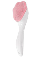 1 pcs Silicone Face Scrubber Exfoliating Brush, Manual Handheld Massager, Facial Cleansing and Blackhead Scrubber, Soft Bristles for Face Skincare (Random Color)