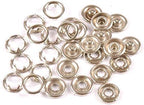 Imported Quality 50 Metal Snaps tich Buttons