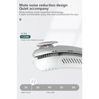 Portable Neck fan air Cooler &amp; Purifier... Adjustable 3 speed and Rechargeable (random color )
