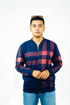 Classic Winter Jacket For Men- Zipper Style, Stay Warm And Stylish- Comfortable Fleece Material
