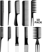 (10 Pcs) Multipurpose Salon Hair Styling Hairdressing hairdresser Barber Combs Professional Comb Kit