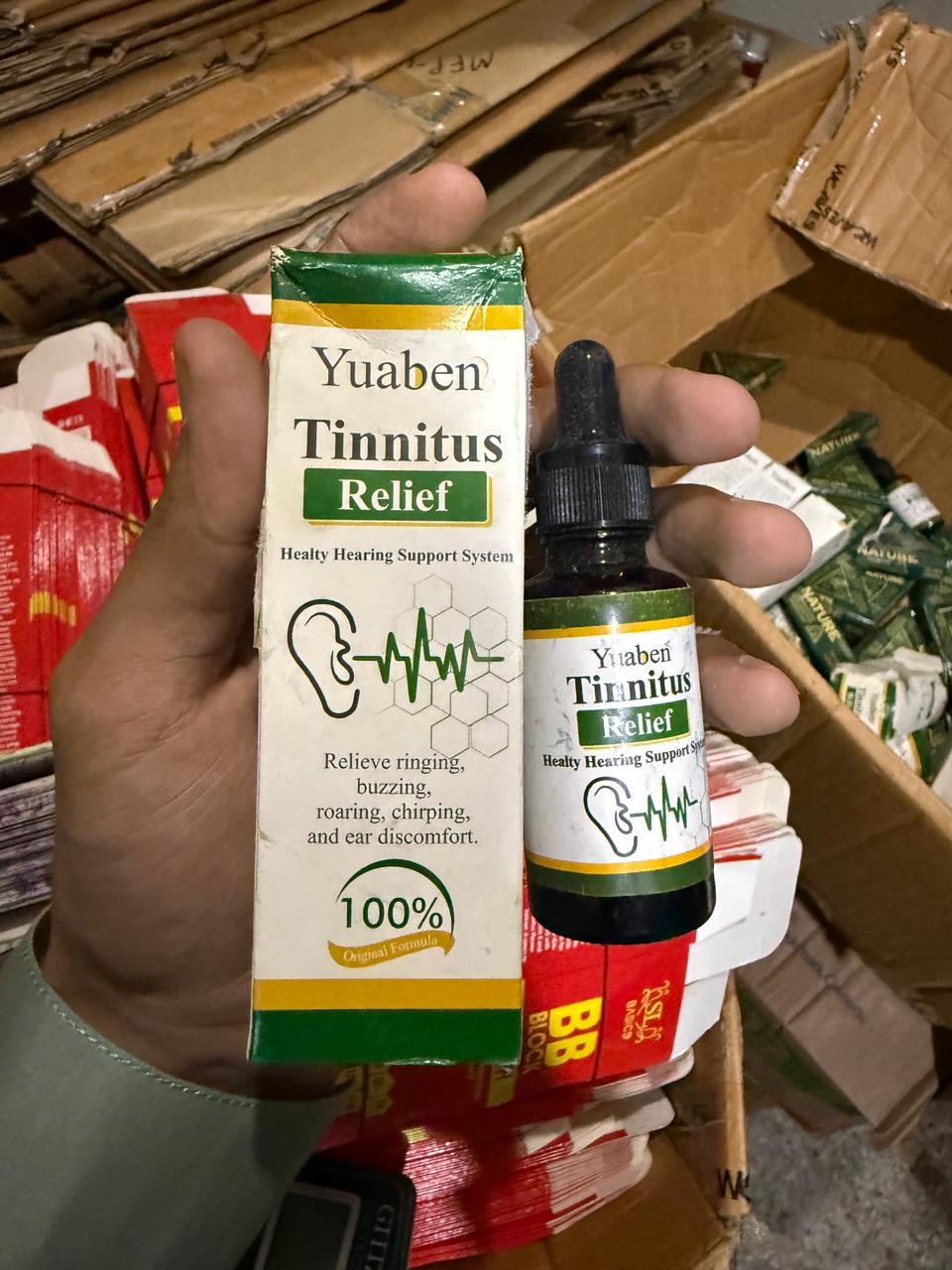 Yuaben Tinnitus Relief Drops | Healthy Hearing Support System | Natural Ear Care for Ringing and Buzzing | 60ml