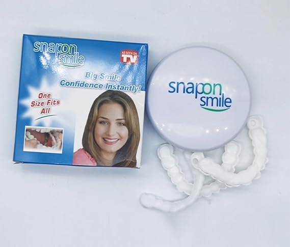 Snap On Smile - Veneers Teeth for Men and Women - Moldable False Artificial Braces Teeth