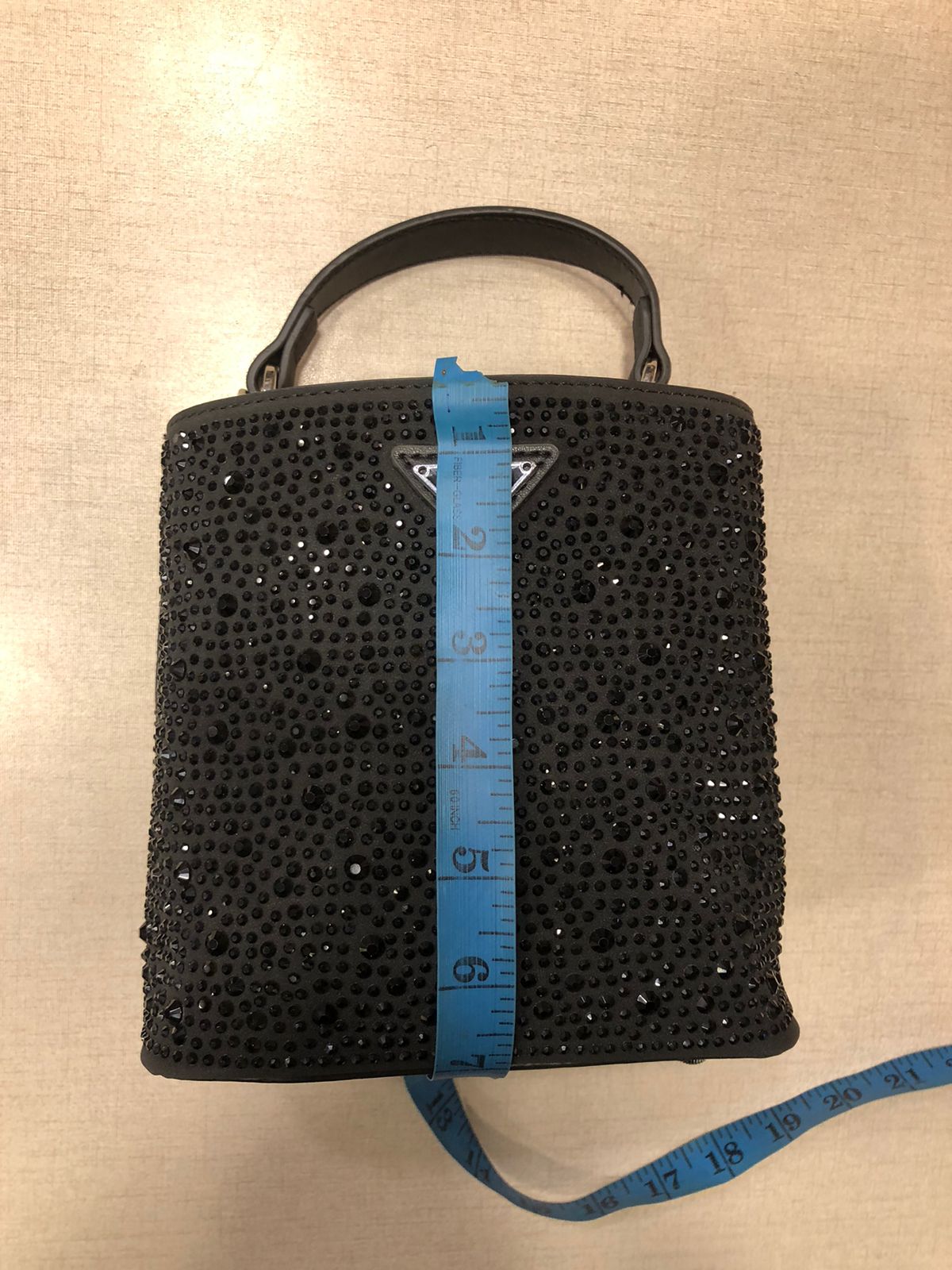 Luxury Rhinestone Mini Handbag for Women (8 × 7 Inches) – Stylish Sparkling Party Purse | Elegant Top Handle Bag for Weddings & Events (without box)