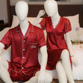 Couple Night Suit / Sleepwear Set – Stylish Nightdress & Pajama Shorts | SKU DC-C003 (3 Pcs)