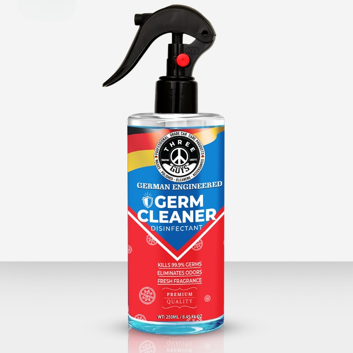 Germ Cleaner Disinfectant – Odor Eliminator & Surface Sanitizer | THREE GUYS – German Engineered (250ml)