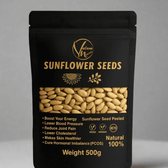 Sunflower Seeds Without Shell | 100% Natural Peeled Seeds | Rich In Protein, Fiber, And Healthy Fats For Snacking, Baking, And Cooking