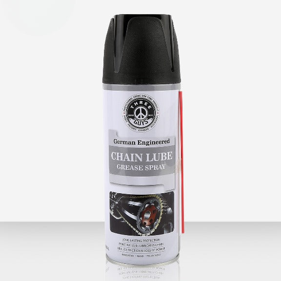 THREE GUYS Multi-Purpose Chain Lube Grease Spray | High-Performance Lubricant | German Engineered (450ml)