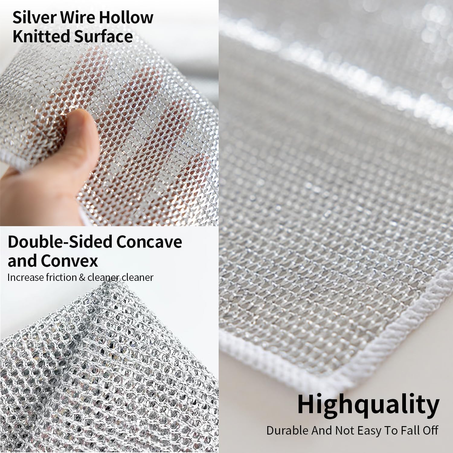 Royal Double Layer Dishwashing Wire Cleaning Cloth | Heavy-Duty Scrubber