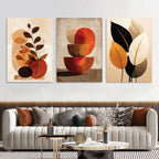 Set of 3 Premium Wall Art Photo Tiles – Modern Home Decor Sets 8x11