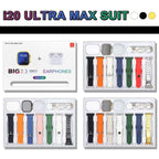 I20 Ultra Max Suit 10 In 1 Smart Watch With Airpods Comfortable Wear Stylish Design For Daily Use And Fashion Needs