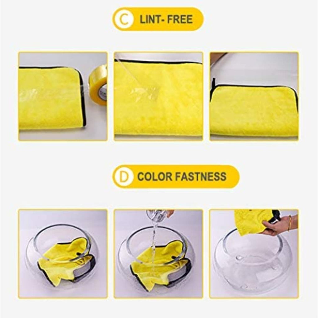 Microfiber Cloth 40×40 cm | Double-Sided |  Soft, Lint-Free & High Absorbency