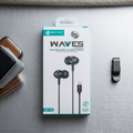 Waves Earbuds with Iphone – Bluetooth , ANC Noise Reduction, Deep Bass & Touch Control