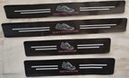 Set Of 4 Carbon Fiber Car Door Sill Protector Stickers 2 Pcs 23.5 Inches 2 Pcs 15.5 Inches Scratch Resistant | Random Design
