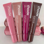 8 Colors Rhode Lip Care Series | Tinted Lip Balm | Lasting Moisturizing Blushes | Hydrated Lip Gel Oil | Pout Lips Long-acting Lip Treatment(1 pc)