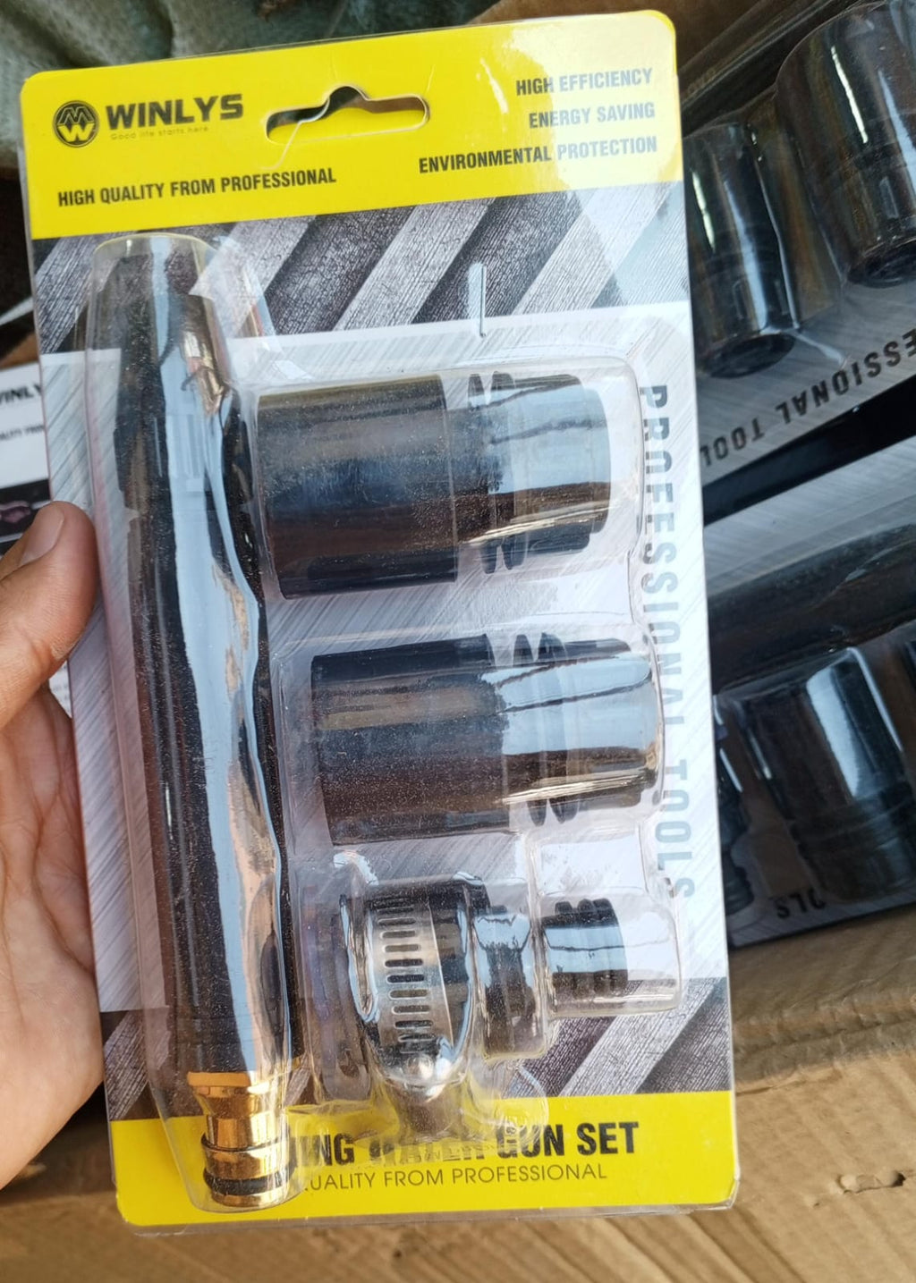 Plastic High Pressure Washer Gun Nozzle Set – Quick Connect Spray Tips for Car Wash (Set Of 4)