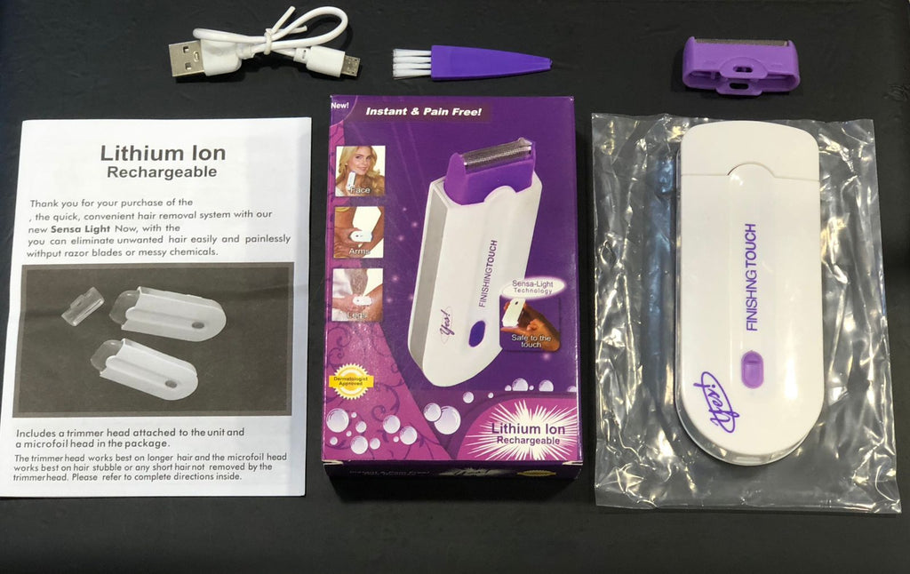 Rechargeable Yes Hair Remover Machine for Women – Finishing Touch Electric Hair Removal Tool for Smooth Skin