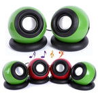(Pair)  IF-10 USB 2.0 Mini USB Speaker for Laptop and Desktop (random color)