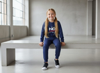 Kids Navey Blue no limit  Printed Stylish Kids' Tracksuit Set | FOR BABY AND KIDS