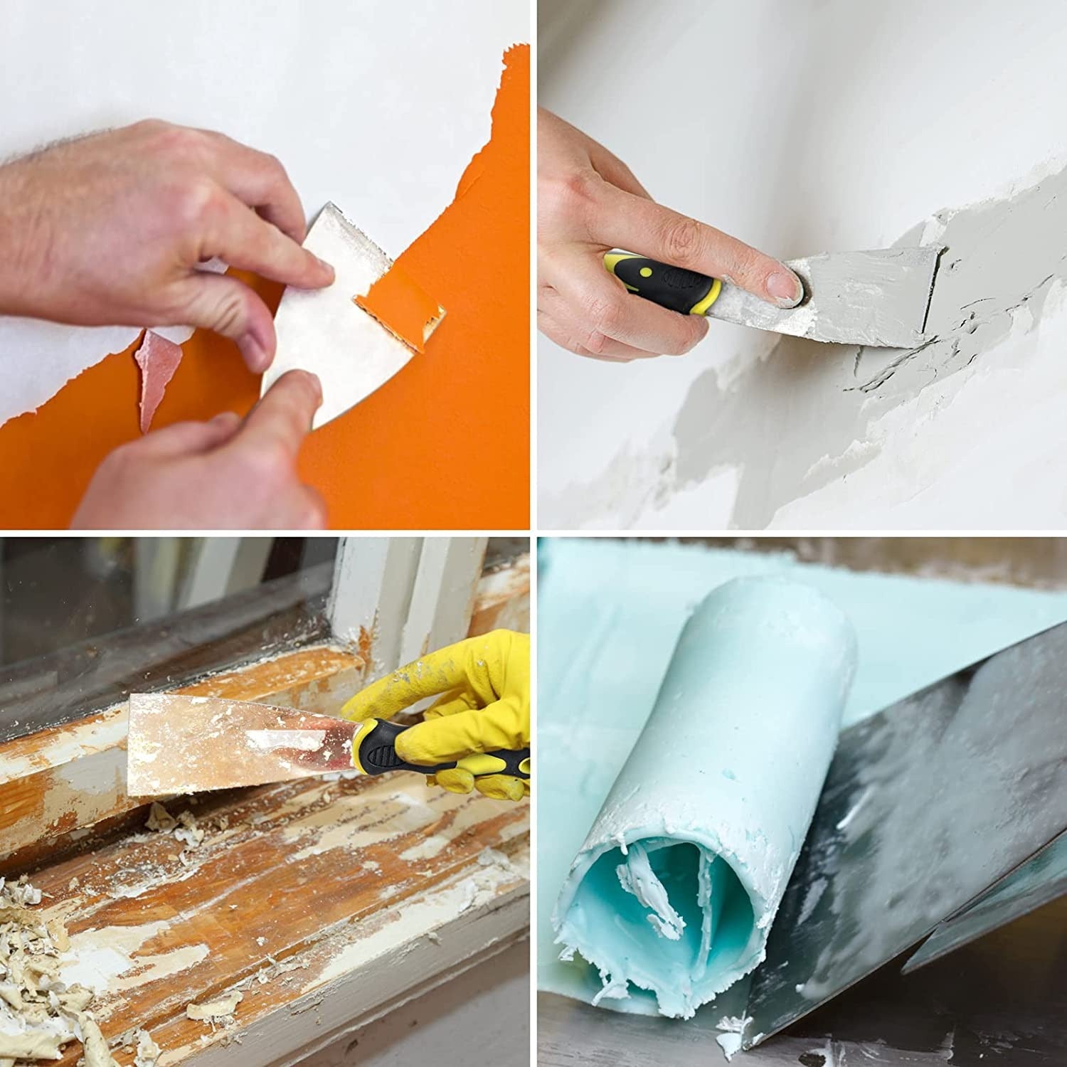 Scraper with Rubber Handle – Heavy Duty Cleaning & Paint Removal Tool