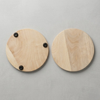 White & Brown Wooden Patra Board – Roti, Chapati & Paratha Making Base
