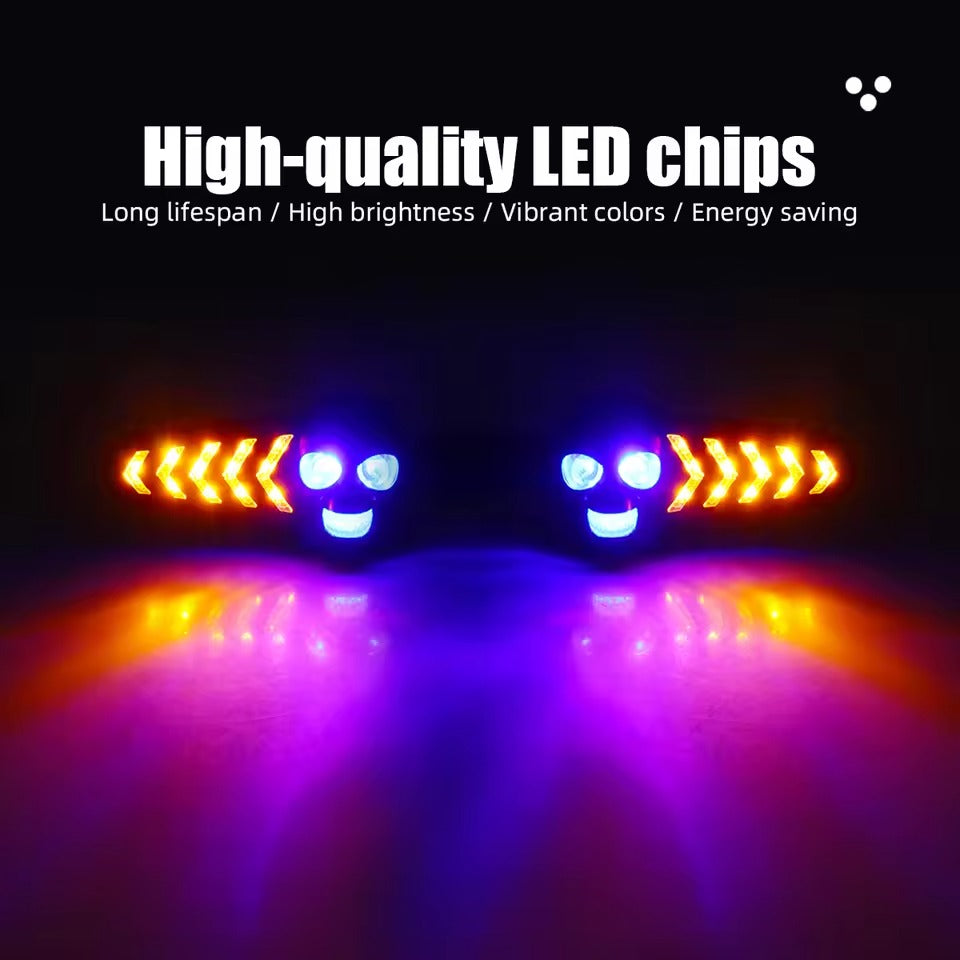 Motorcycle LED Turn Signal Light Supports 12V To 24V Flashing Indicator DRL Brake Tail Lamp
