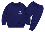 Winter Kids Markhor Printed Tracksuit | Full Sleeves Round Neck T-Shirt & Trouser Set – Warm, Stylish & Comfortable Outfit