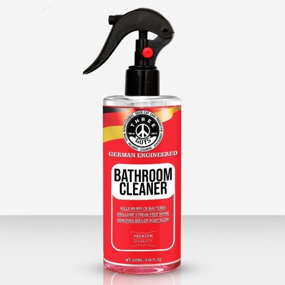 Three Guys Bathroom Cleaner 250ml Powerful Germ Killing Soap Scum Remover With Streak Free Shine