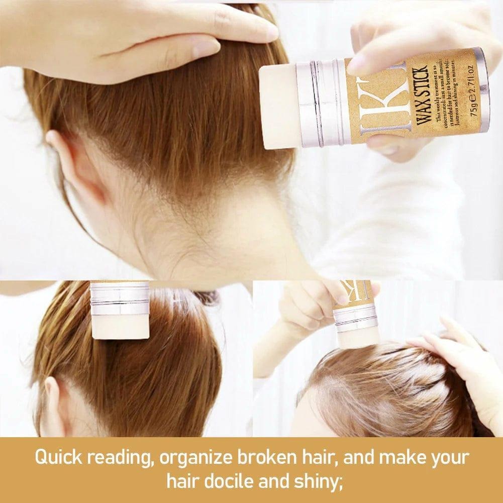 IKT Hair Wax Stick – Styling Gel Cream for Men & Women | Frizz Fix, Edge Control & Fluffy Hair Setter