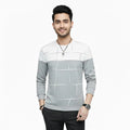 Lining Print Cotton Jersey T Shirts Full Sleeves Providing Premium Quality With Smart Look Easy Wash And Comfortable Ready To Wear Design