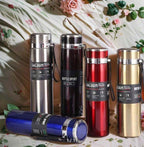 Vacuum Insulated Stainless Steel Sports Bottle with Integrated Carry Strap and Leak-Proof Lid ( RANDOM COLOUR )