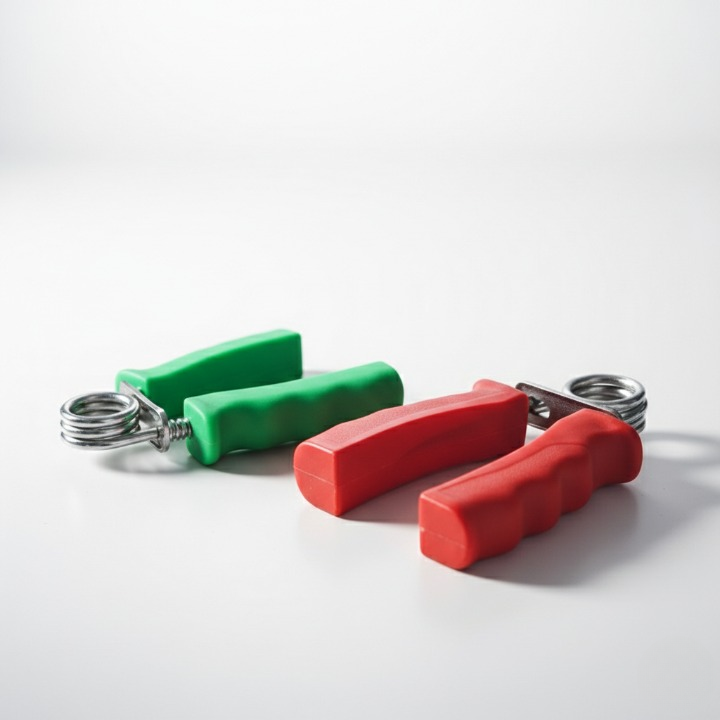 Wrist Hand Exercise Hand Gripper Strengthen Hand Grip Power With Spring Coil Resister And Plastic Handle