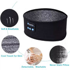 Wireless Bluetooth Music Headband With Built-In Headphones For Sports, Running, Gym, And Sleep – Comfortable Fabric Design With Hands-Free Calling