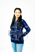 Polka Dot Zipper Jacket for Women & Girls | Stylish, Warm & Trendy Winter Wear | Comfortable Casual Outerwear